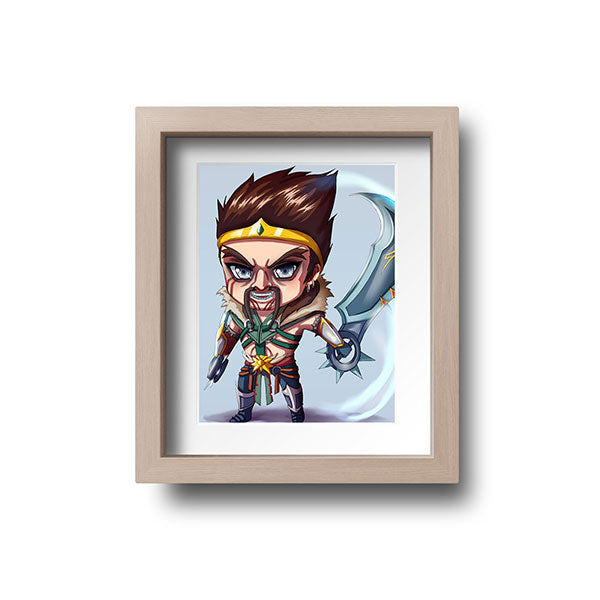 Draven Chibi Mini Print - nayukidraws