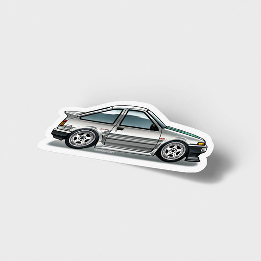 AE86 Collection Drift King Keiichi Tsuchiya Dorikin Trueno Vinyl Sticker