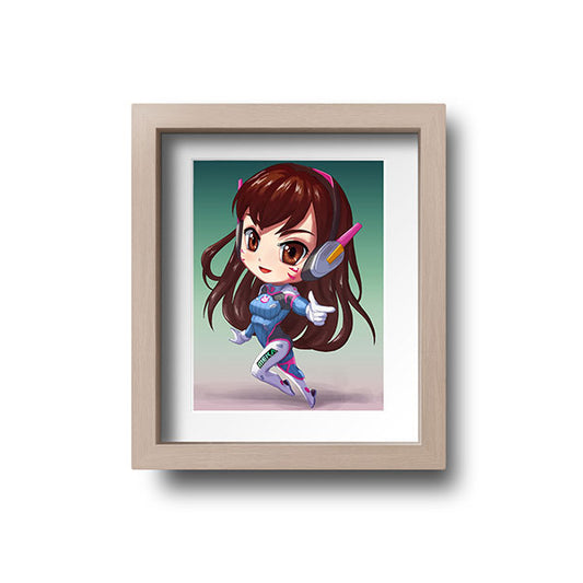 D.Va Chibi Mini Print