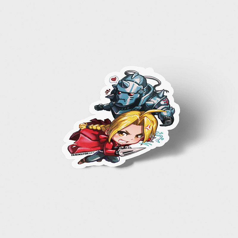 Edward & Alphonse Elric Vinyl Sticker