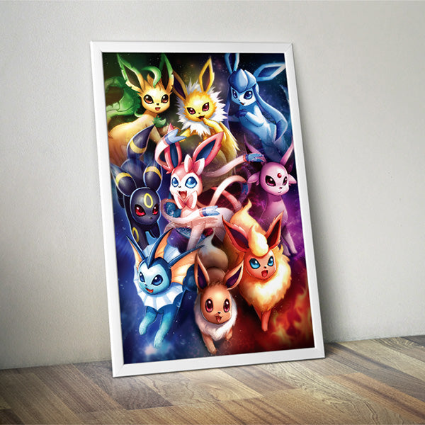 Eeveelutions Poster Print - nayukidraws