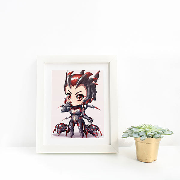 Elise Chibi Mini Print - nayukidraws