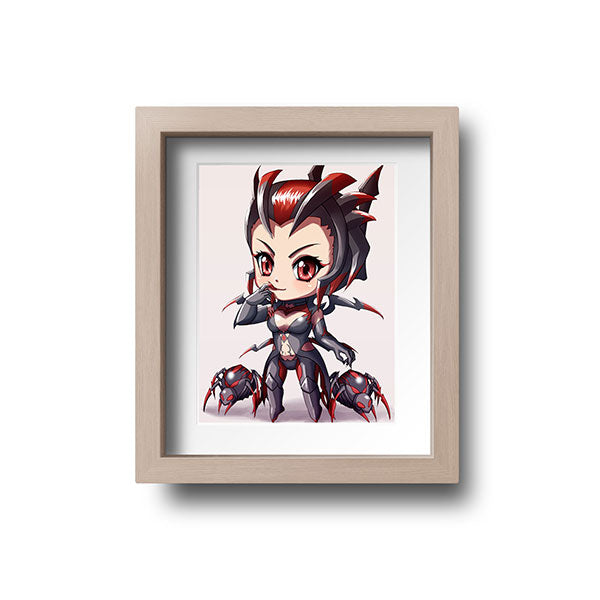 Elise Chibi Mini Print - nayukidraws