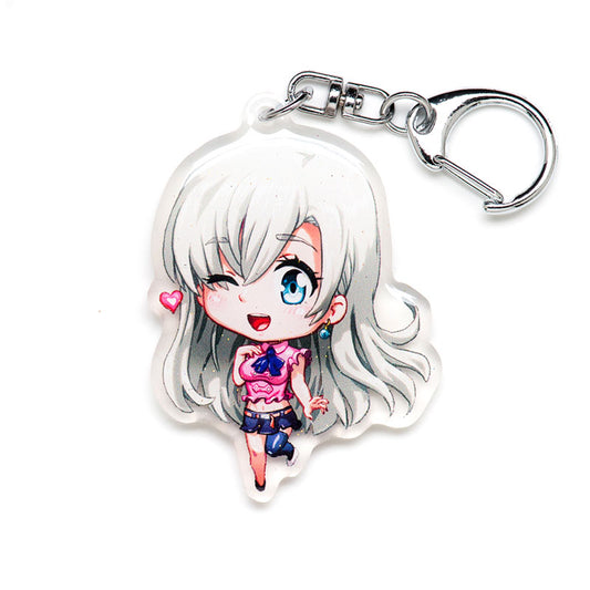 Elizabeth Acrylic Charm Keychain