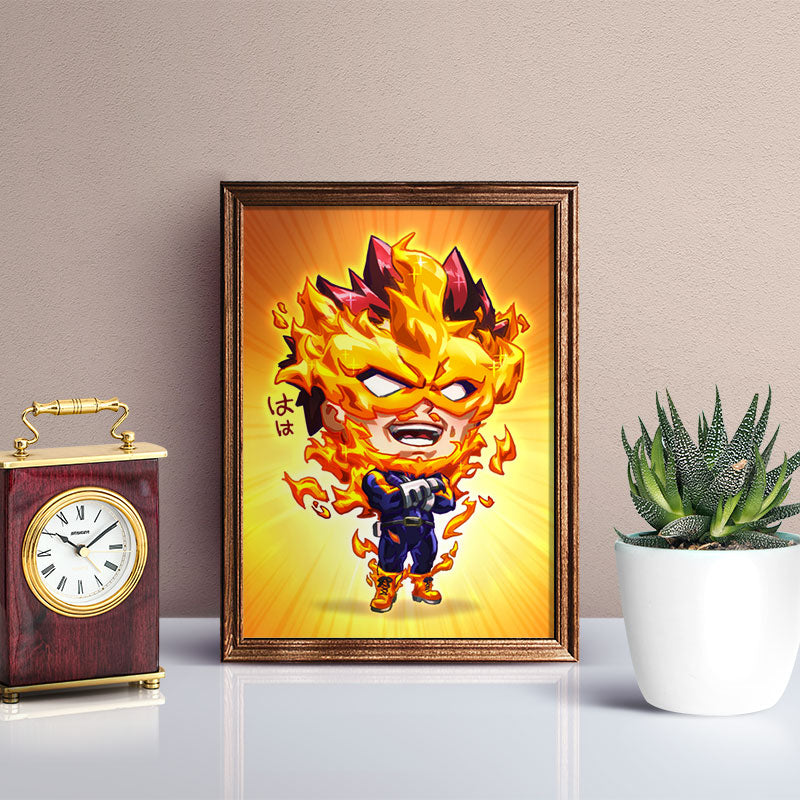 Endeavor Enji Todoroki Mini Print