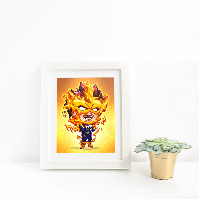 Endeavor Enji Todoroki Mini Print