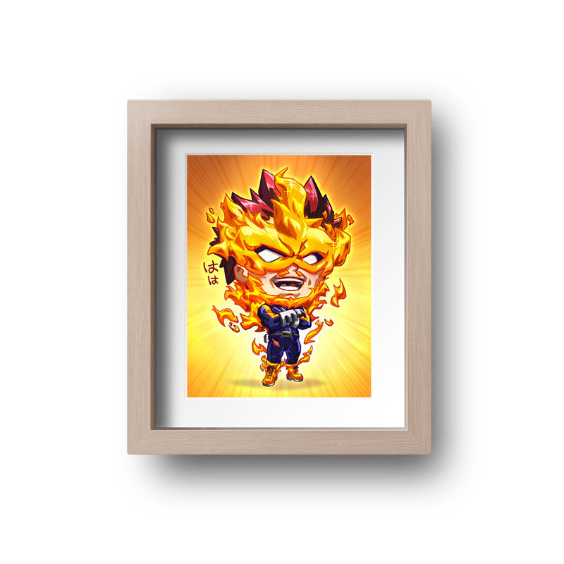 Endeavor Enji Todoroki Mini Print