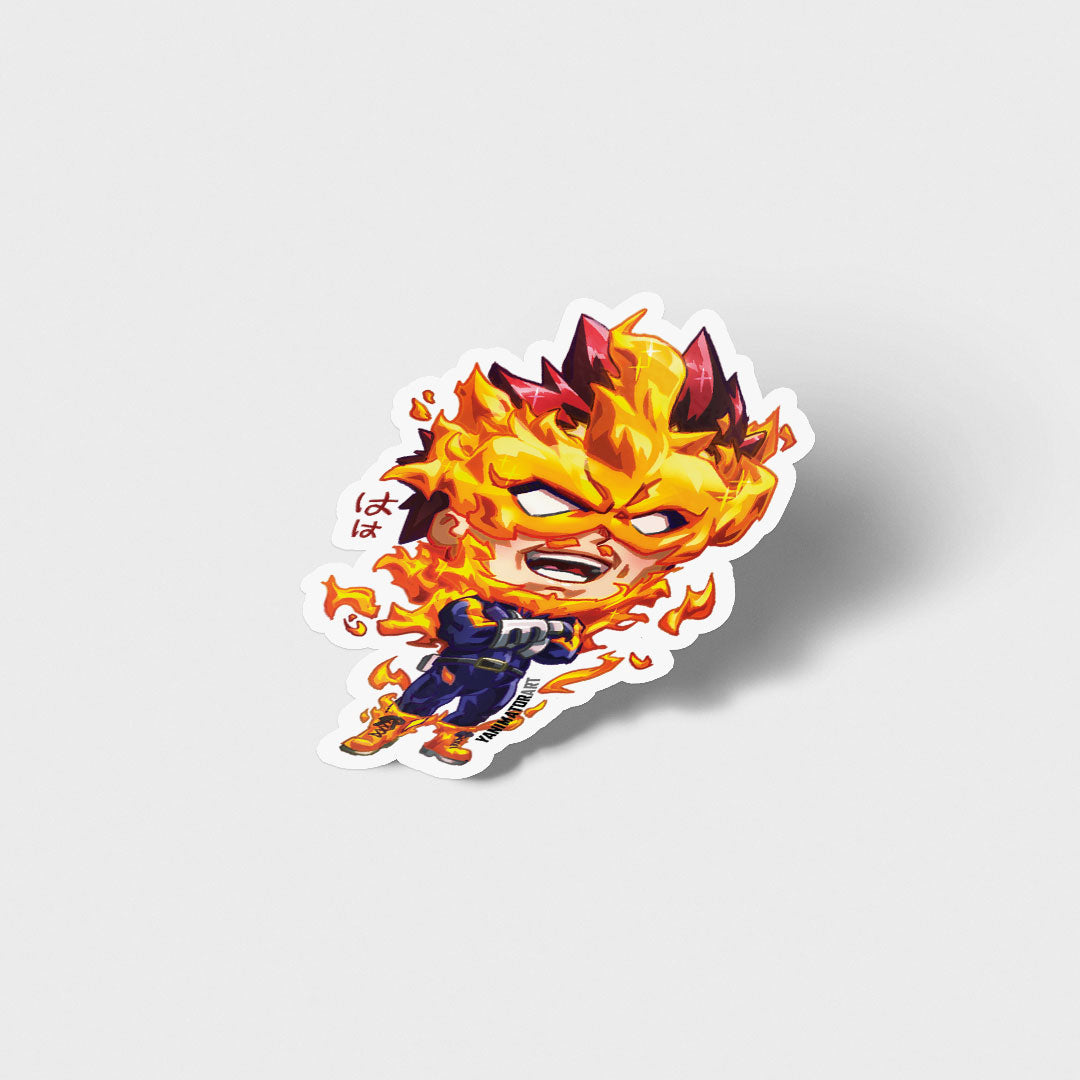 Endeavor Enji Todoroki Vinyl Sticker