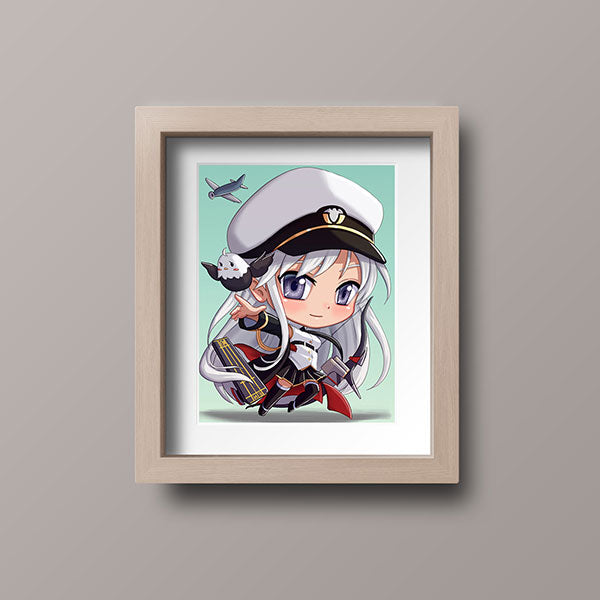 Enterprise Chibi Mini Print - nayukidraws