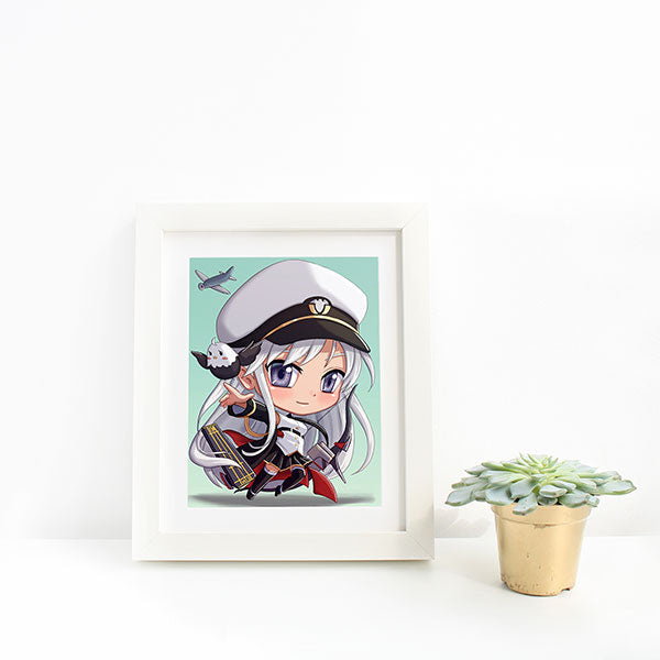 Enterprise Chibi Mini Print - nayukidraws