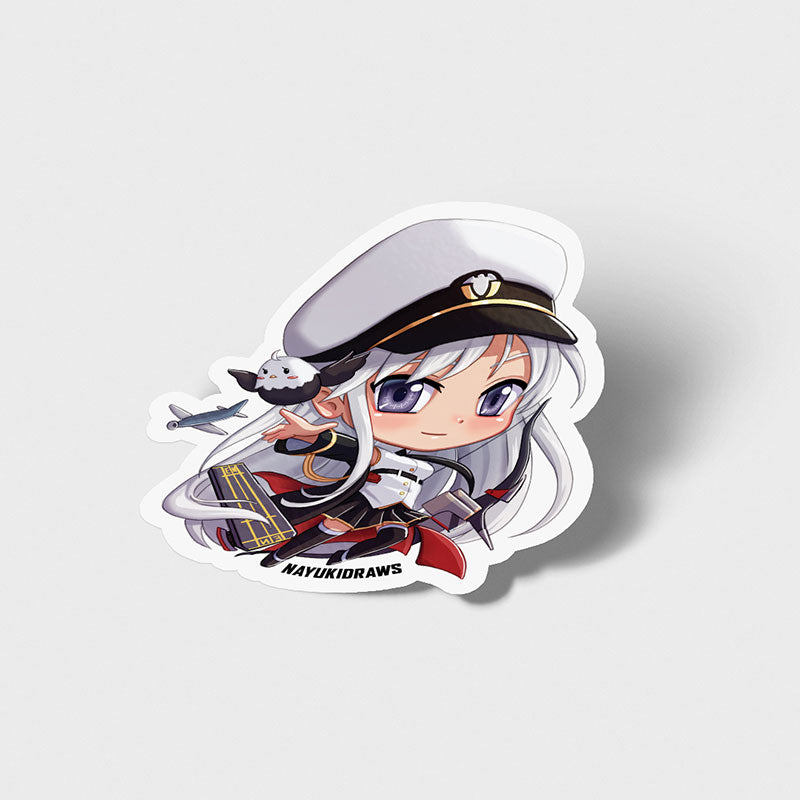 Enterprise Vinyl Sticker - nayukidraws
