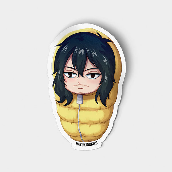 Eraserhead Aizawa Vinyl Sticker - nayukidraws