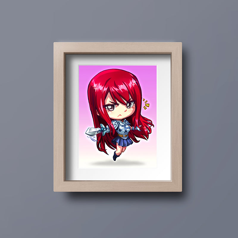 Erza Mini Print