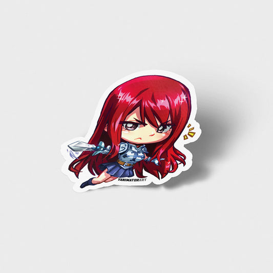 Erza Vinyl Sticker