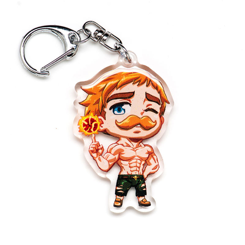 Escanor Acrylic Charm Keychain