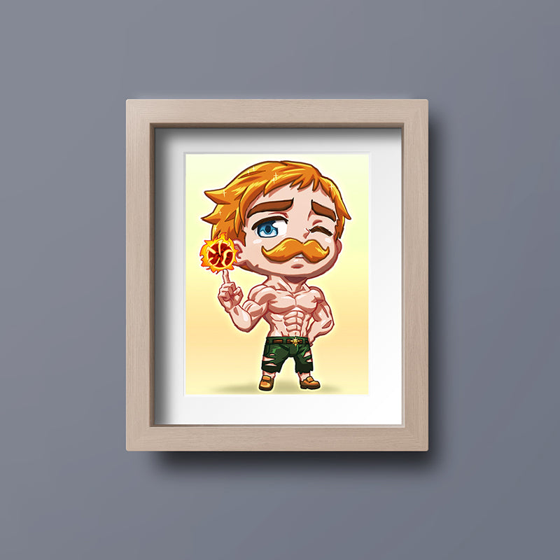 Escanor Mini Print