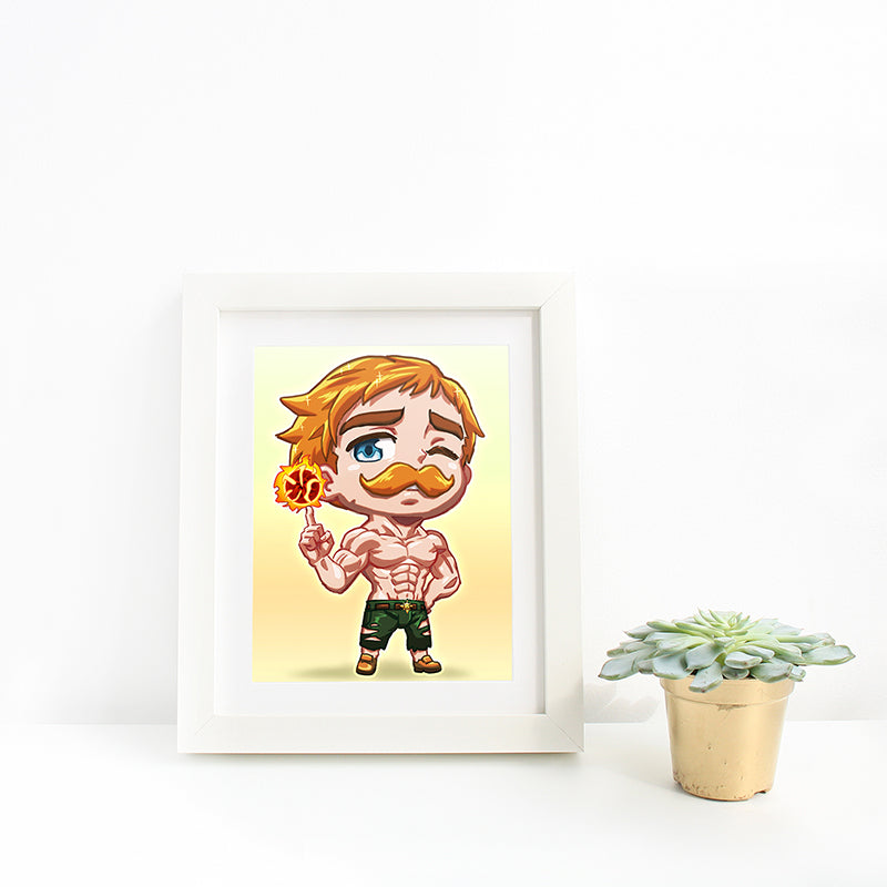 Escanor Mini Print
