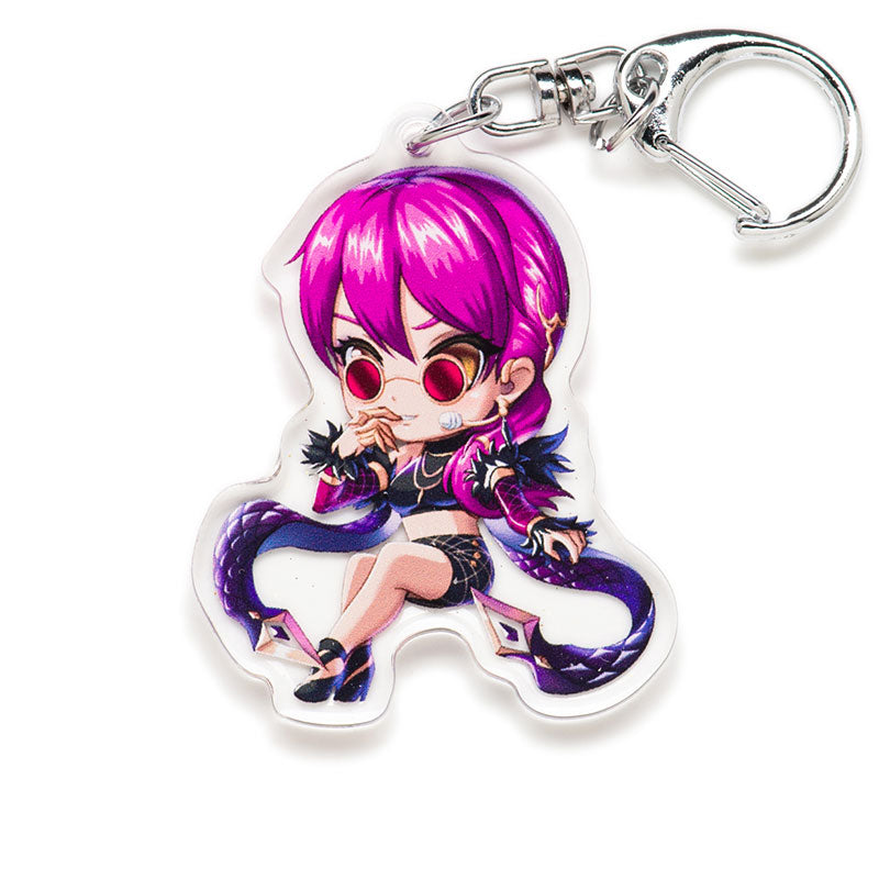 KDA Evelynn Acrylic Keychain - nayukidraws