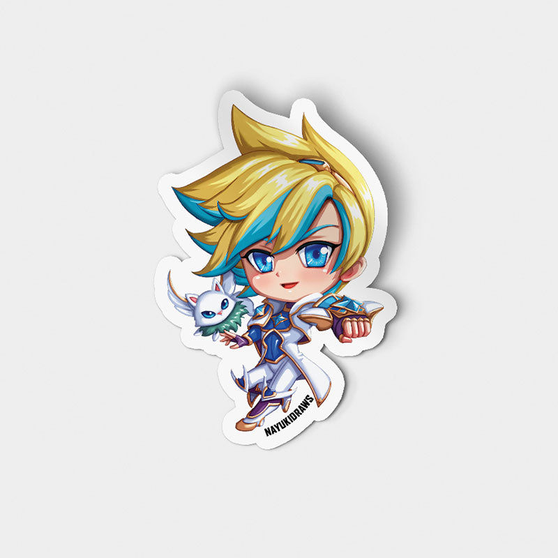 Star Guardian Ezreal Vinyl Sticker - nayukidraws
