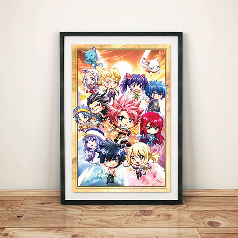 Fairy Tale Chibi Poster Print