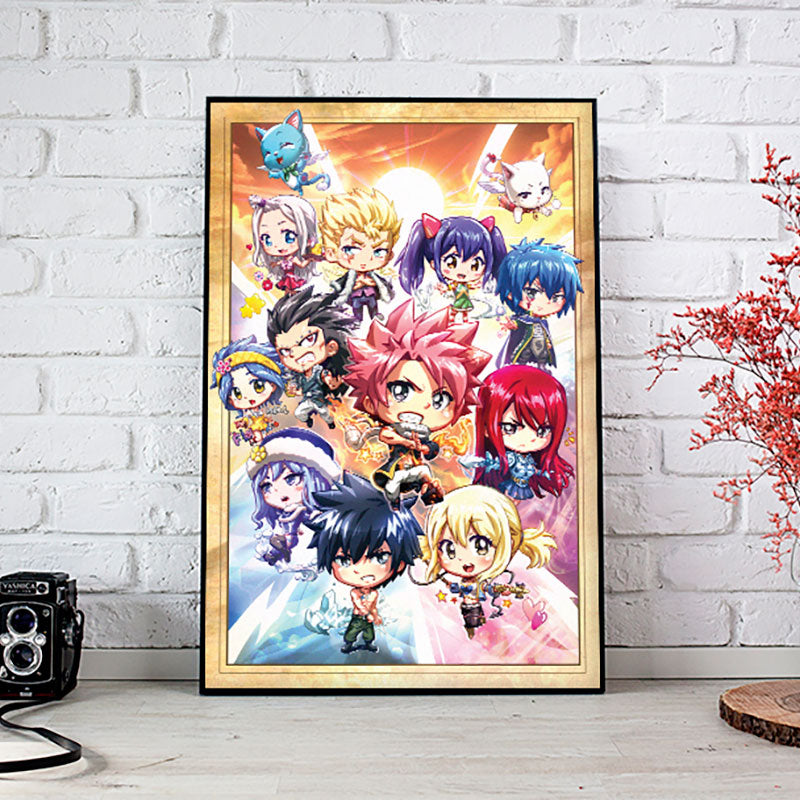 Fairy Tale Chibi Poster Print