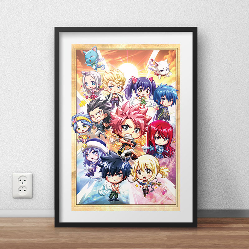 Fairy Tale Chibi Poster Print