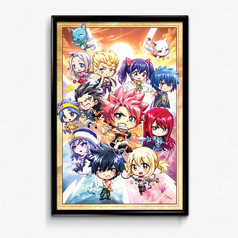 Fairy Tale Chibi Poster Print