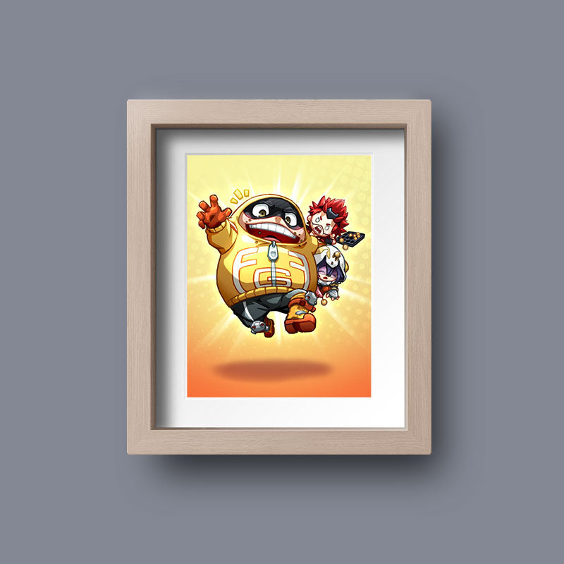 Fat Gum Fatgum Taishiro Toyomitsu with Kirishima & Takamki Suneater Mini Print