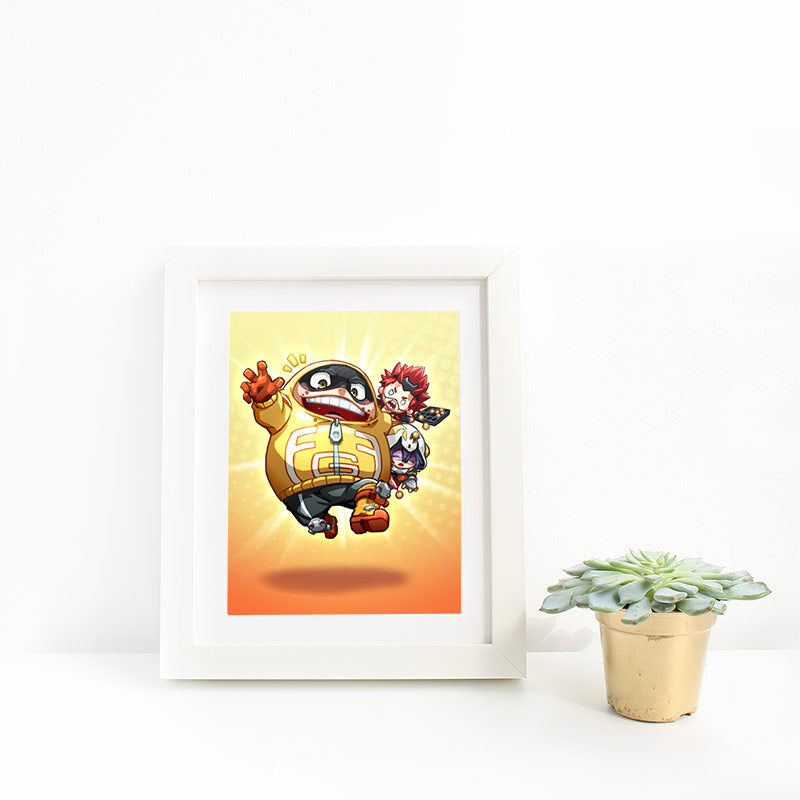 Fat Gum Fatgum Taishiro Toyomitsu with Kirishima & Takamki Suneater Mini Print
