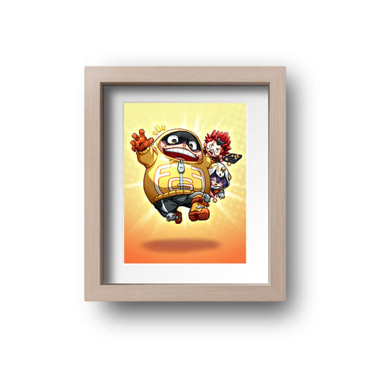 Fat Gum Fatgum Taishiro Toyomitsu with Kirishima & Takamki Suneater Mini Print