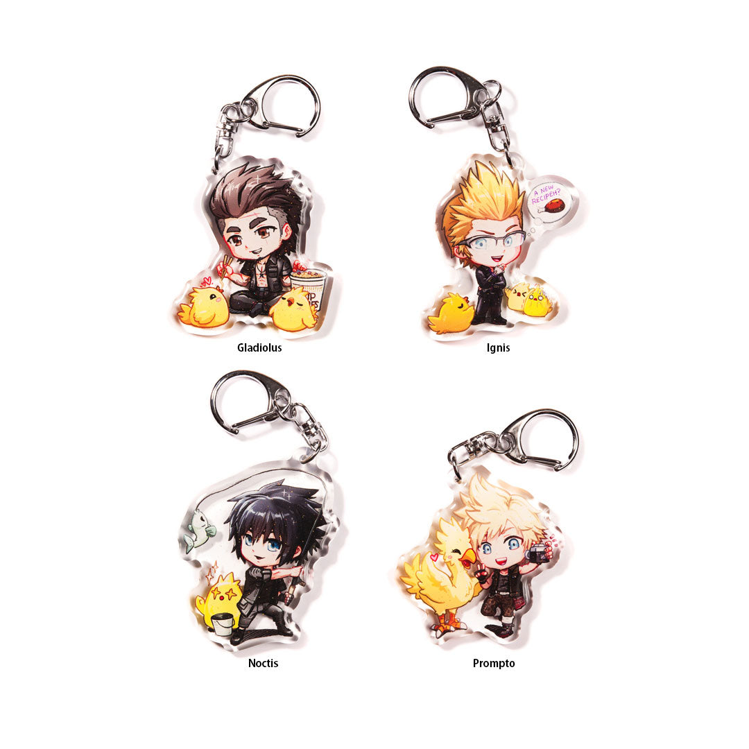FF15 Keychain FULL SET [4 PCS] – YanimatorART