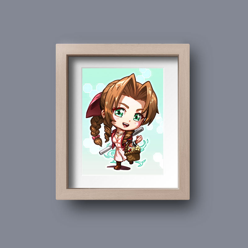 Aerith Gainsborough Mini Print