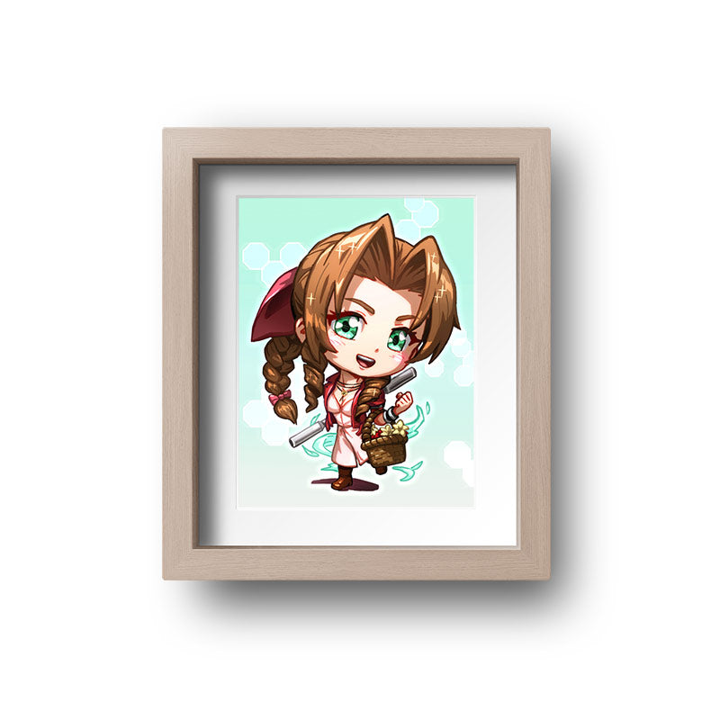 Aerith Gainsborough Mini Print