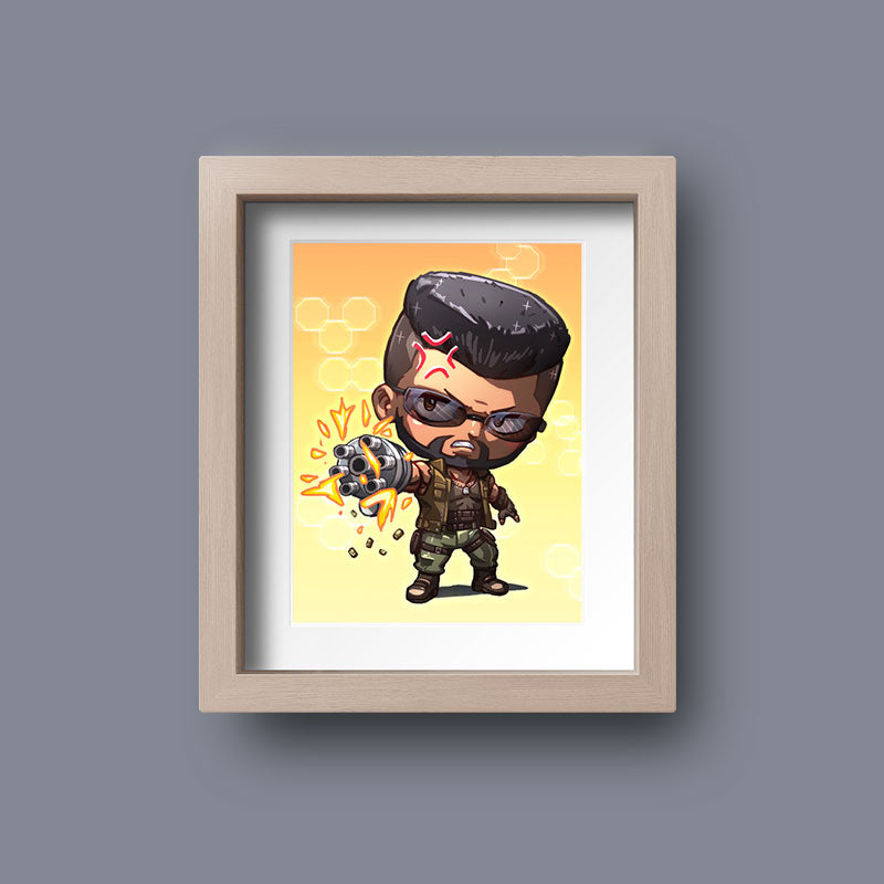 Barret Wallace Mini Print