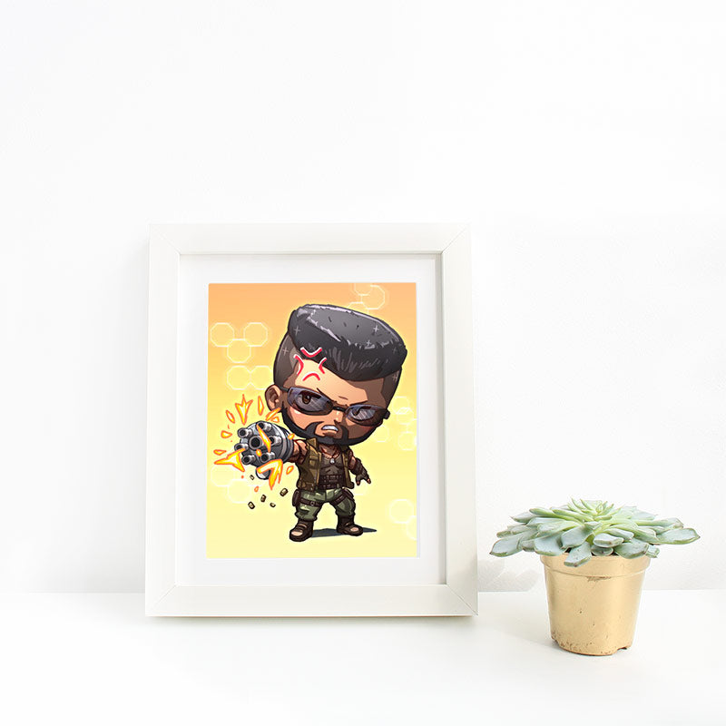 Barret Wallace Mini Print