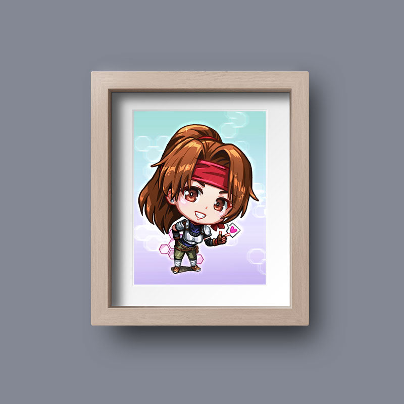 Jessie Rasberry Mini Print