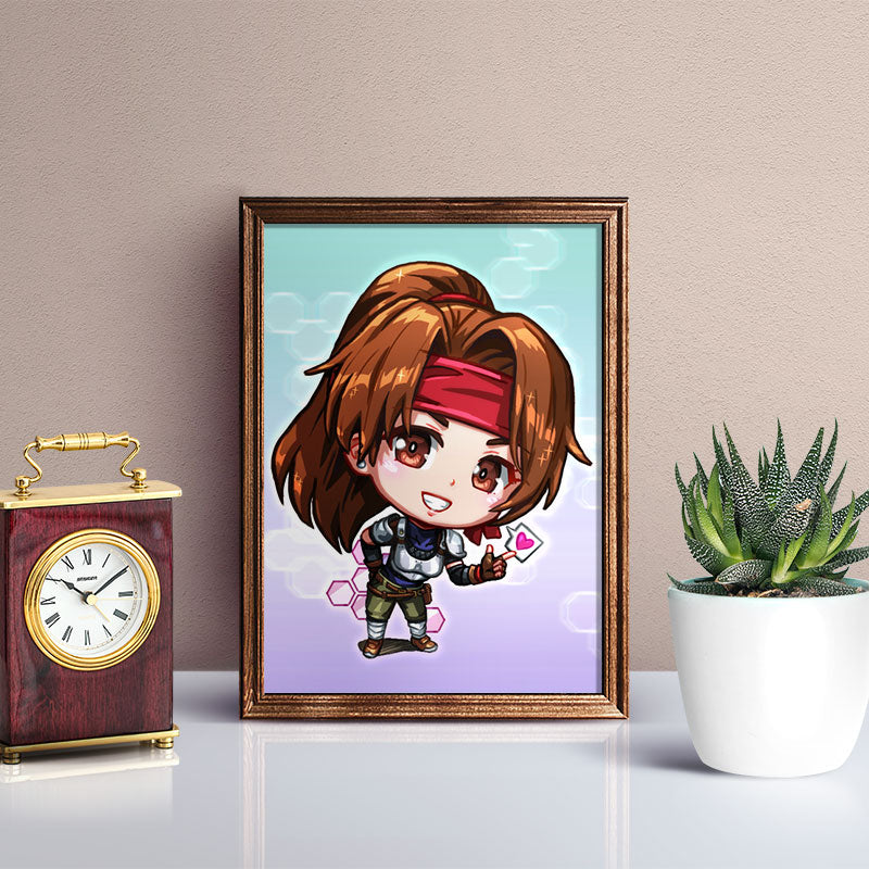 Jessie Rasberry Mini Print