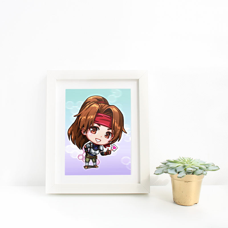 Jessie Rasberry Mini Print
