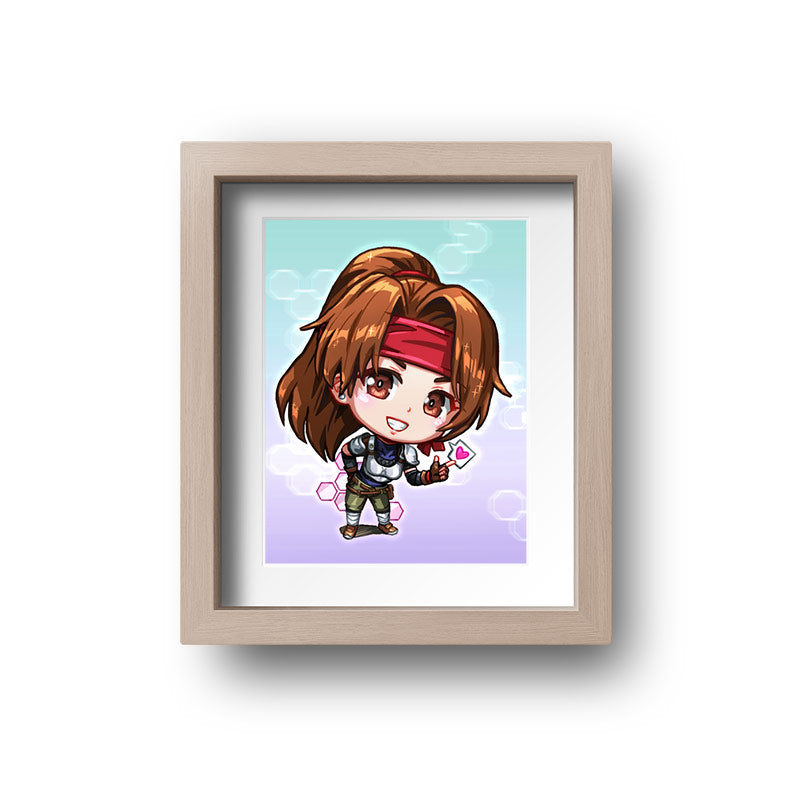 Jessie Rasberry Mini Print