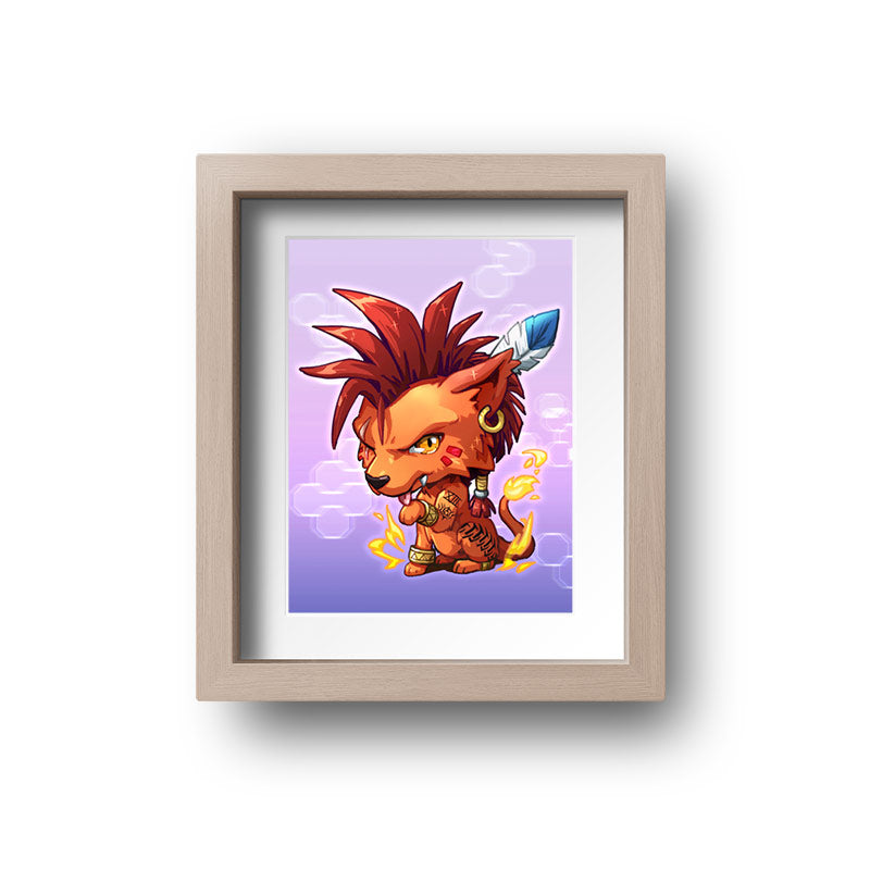 Red XIII Mini Print