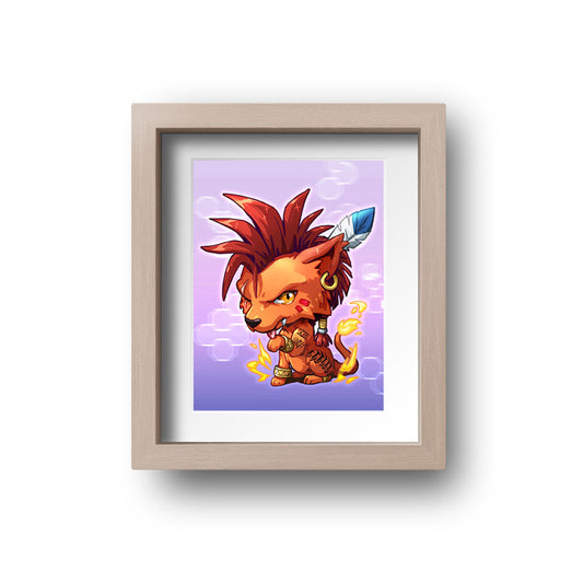 Red XIII Mini Print