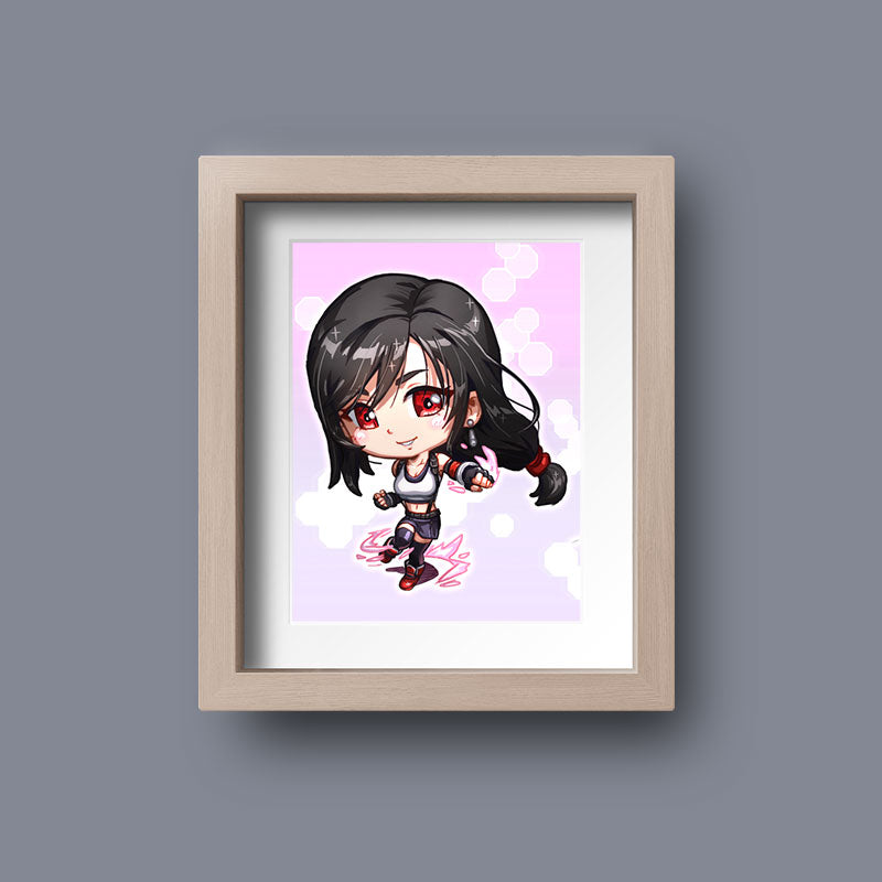 Tifa Lockhart Mini Print