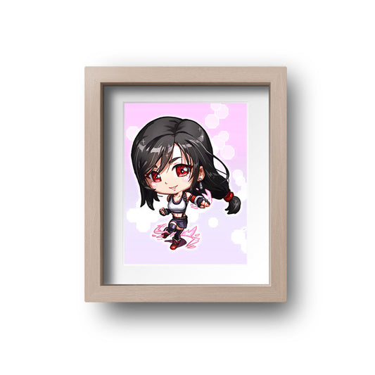 Tifa Lockhart Mini Print