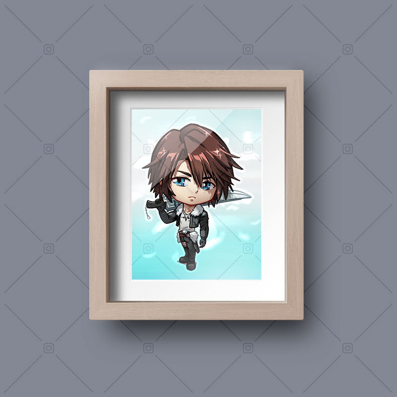 Squall Leonhart Mini Print