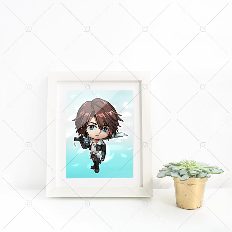 Squall Leonhart Mini Print