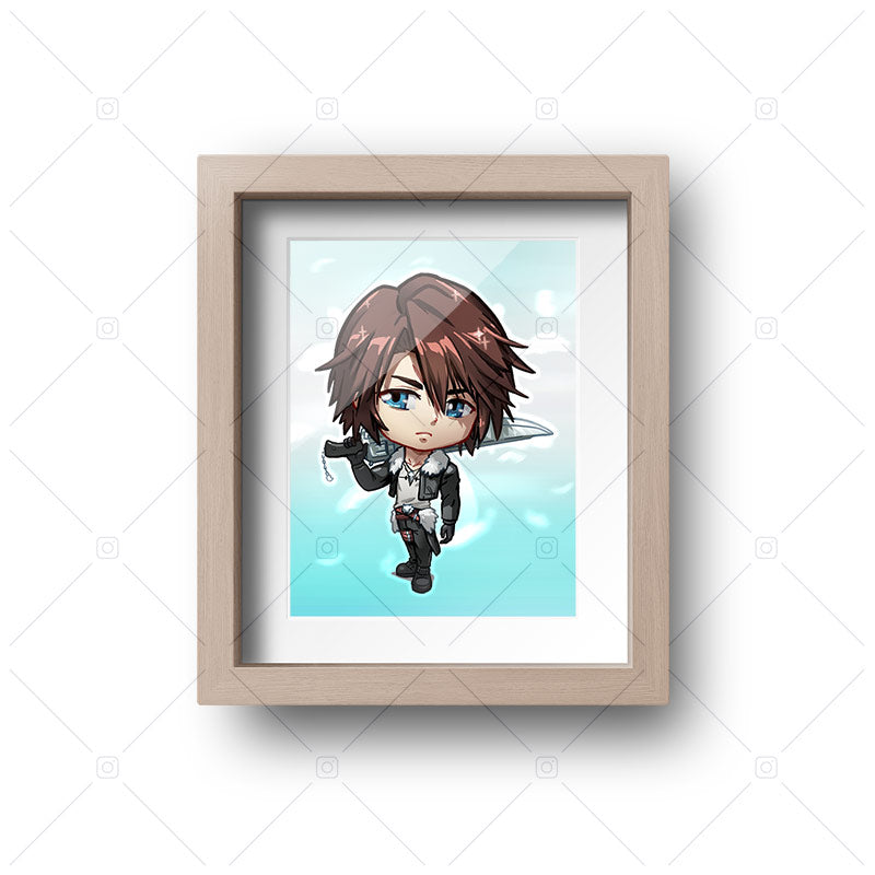 Squall Leonhart Mini Print