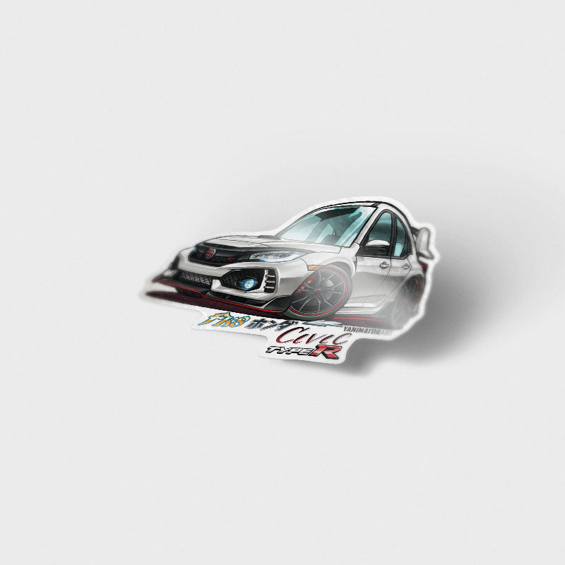 Civic TypeR FK8 Champsionship White Vinyl Sticker