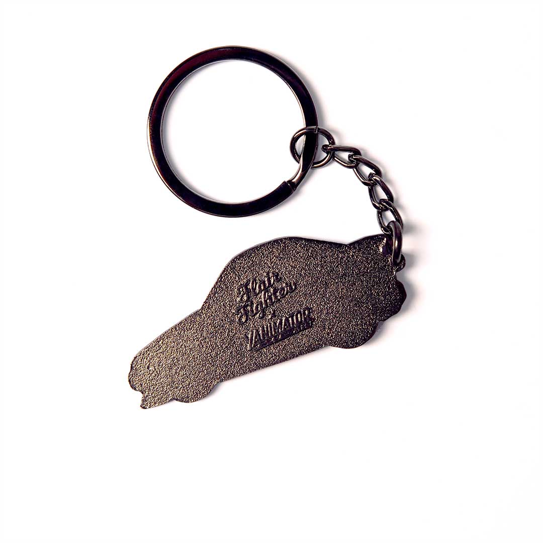 AE86 Collection Drift King Dorikin Metal Enamel Keychain
