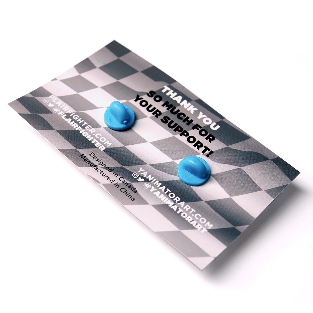 GC8 Impreza WRX STI Type R Blue Metal Enamel Pin