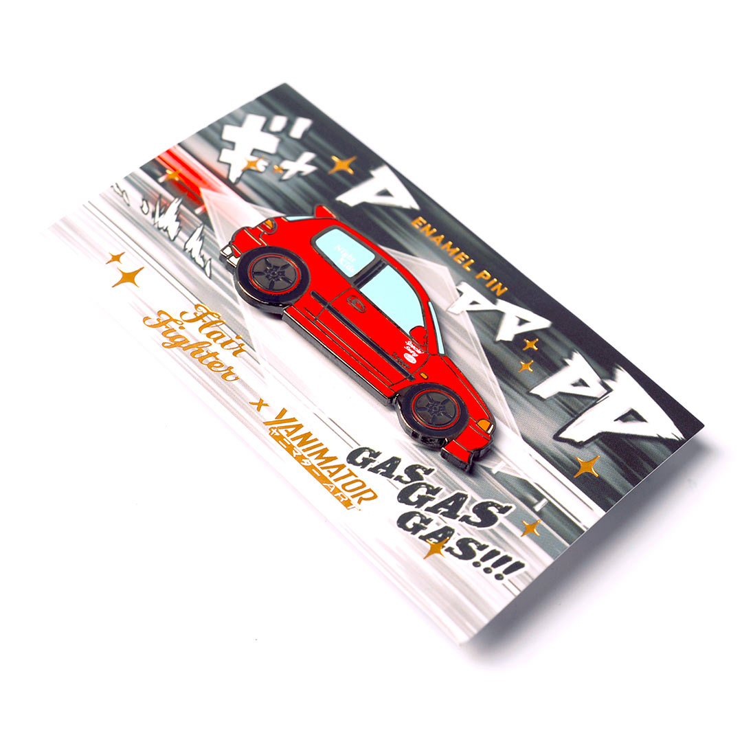 EG6 Civic SiR Red Metal Enamel Pin